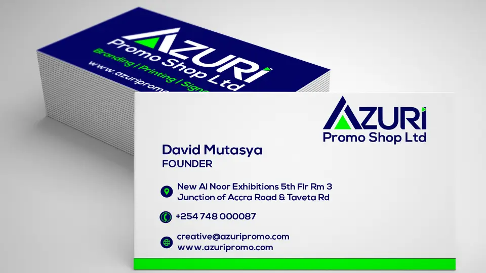 Business card printing services in Kenya. Get premium design and quality at affordable rates