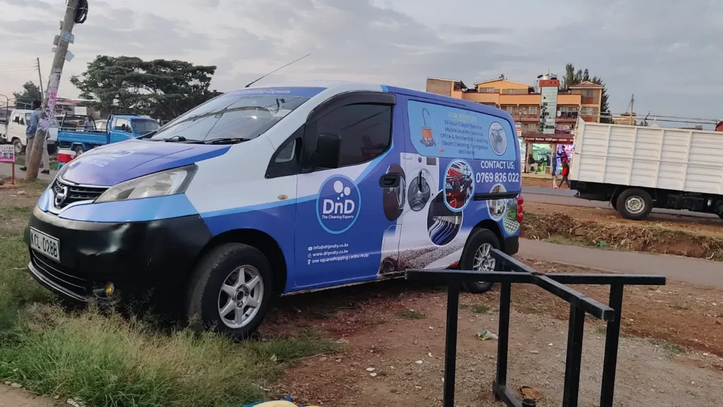 Full vehicle branding in Kenya